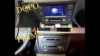 Installazione Autoradio Navigatore Car Tablet Android Per Bmw Serie 3 E90 E91 E92 E93 [upl. by Keeley]