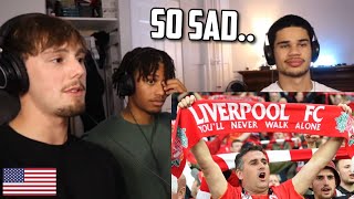 Americans React to Youll Never Walk Alone Liverpool [upl. by Akemad]