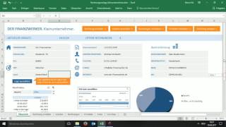 Rechnungen erstellen mit Excel  Der Finanzwerker Tutorial [upl. by Bearnard]