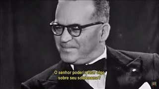 Guimarães Rosa  Entrevista raríssima em Berlim 1962 [upl. by Sholom]