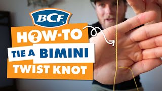 Bimini Twist Knot  BCF How To [upl. by Einneg743]