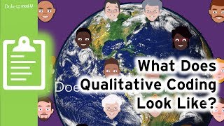 What Does Coding Looks Like Qualitative Research Methods [upl. by Fawnia68]