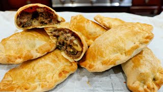 HOW TO MAKE BAKED GROUND BEEF EMPANADAS recipe [upl. by Liponis]