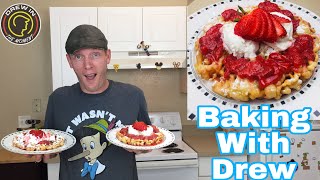 How to Make Homemade Disney Funnel Cakes  A Simple Recipe [upl. by Idnir811]