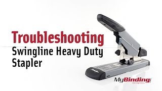 Troubleshooting the Swingline Heavy Duty Stapler [upl. by Azyl]