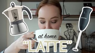 HOW TO MAKE A quotLATTEquot AT HOME moka pot  frother [upl. by Enila]