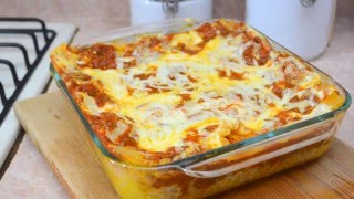 COMO HACER LASAGNA LASAÑA MUY FACIL  Recién Cocinados [upl. by Akeenat]