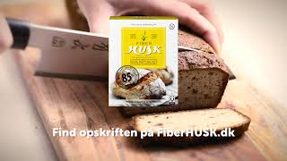 Glutenfrit bananbrød med FiberHUSK ® [upl. by Davenport]