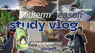 Fall midterm study vlog 🍂🎧 [upl. by Weismann]