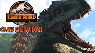 Indominus Rex ScreenTime  Jurassic World Camp Cretaceous  Season 1 2020 [upl. by Eimarej418]