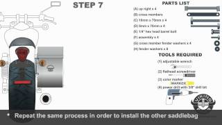 Vikingbags Saddlebag Installation Video [upl. by Lorsung540]