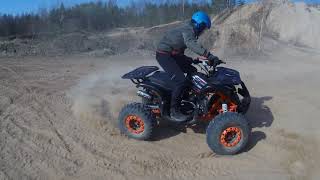 ATV 125CC Test drive [upl. by Aihceyt33]