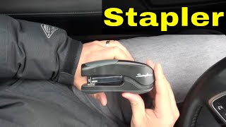 How To Refill A StaplerTutorial For Putting More Staples In [upl. by Dario]