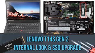 ThinkPad T14s Gen 2 Internal look amp SSD Upgrade [upl. by Beach418]