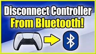 How to Disconnect PS5 Controller From Bluetooth amp Reconnect to PS5 Fast Method [upl. by Ely]