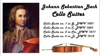 Johann Sebastian Bach  Cello suites in 432 Hz great for reading or studying [upl. by Eisset]