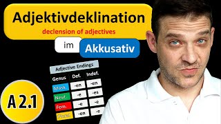 Adjektivdeklination Im Akkusativ  German Adjective Endings in Accusative [upl. by Airpal]