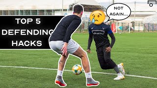 5 BASIC DEFENDING SECRETS  How to improve as a defender in soccer FAST [upl. by Kcirrem]