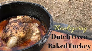 Dutch Oven Baked Thanksgiving Turkey [upl. by Lambrecht]