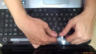 Toshiba Satellite S55 Keyboard replacement [upl. by Hayward]