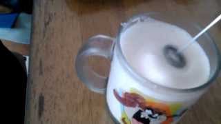 Aerolatte Review Frothing Cold Milk In Under 1 Minute [upl. by Nowed]