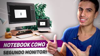 Como USAR NOTEBOOK como SEGUNDO MONITOR [upl. by Dorweiler]