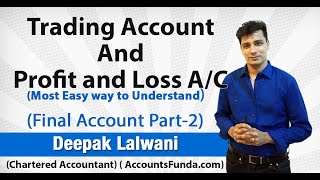 Trading and profit and loss account explained in most easy way  Final Accounts  Class 11 [upl. by Nyre]